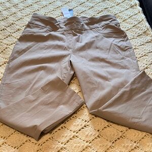 Ruby Rd. Beige Wide-Leg Pants